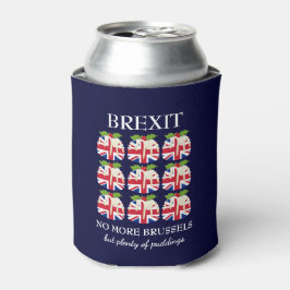Weihnachtspudding | Union Jack Blue | BREXIT Dosenkühler