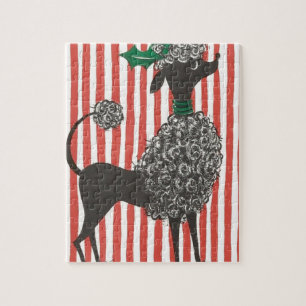Weihnachtspudel Puzzle