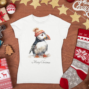 Weihnachtspuffin, anpassbar T-Shirt
