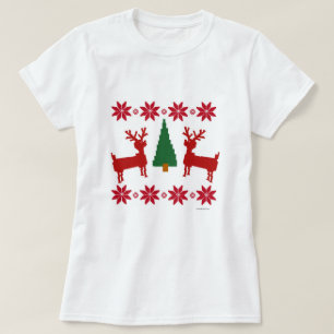 Weihnachtspullover-Stil T-Shirt
