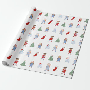 Weihnachtspuppen Kleinkind Dream Toys Geschenkpapier