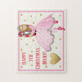 Weihnachtspuzzle Pink Nutcracker Lt Brwn Haar Puzzle