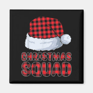 Weihnachtsquad Familie Matching Pajamas Buffalo Re Magnet