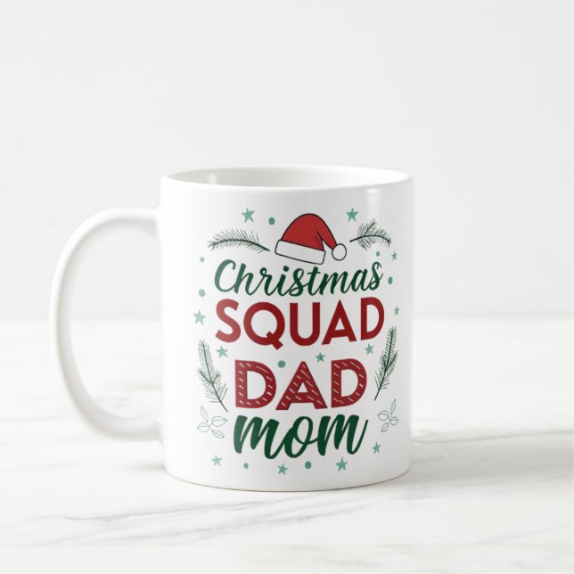 Weihnachtsquad Matching Family Tasse (Links)