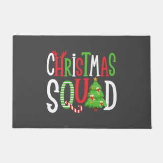 Weihnachtsquadd Funny Xmas Tree Family Matching Fußmatte