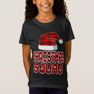 Weihnachtsquadrat Santa Red Kariert Claus Xmas Paj T-Shirt