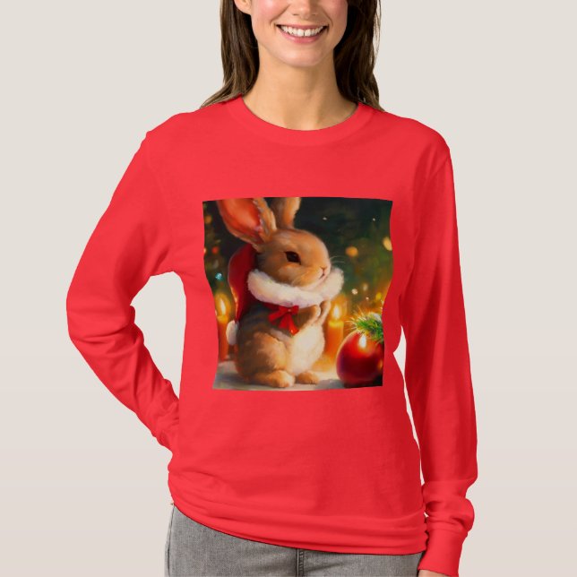 WeihnachtsRabbit 1 T-Shirt (Vorderseite)