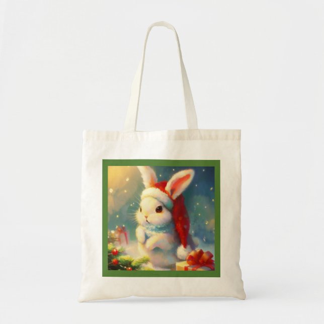 WeihnachtsRabbit 2 Tragetasche (Vorne)