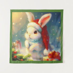 WeihnachtsRabbit 2 Wandteppich