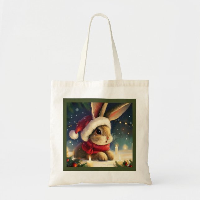 WeihnachtsRabbit 4 Tragetasche (Vorne)