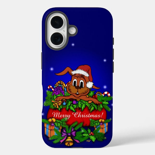 WeihnachtsRabbit Case-Mate iPhone Hülle (Rückseite)