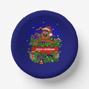 WeihnachtsRabbit Pappteller
