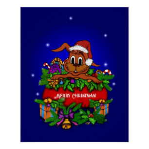 WeihnachtsRabbit Poster
