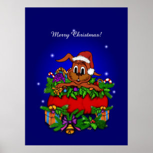 WeihnachtsRabbit Poster