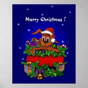 WeihnachtsRabbit Poster