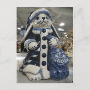 WeihnachtsRabbit Postkarte