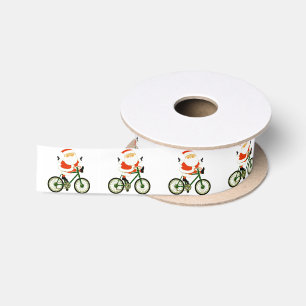 Weihnachtsradfahrer-Geschenk Satinband
