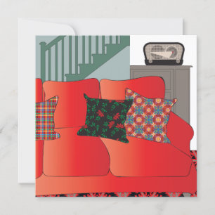 Weihnachtsradio-Flatcard
