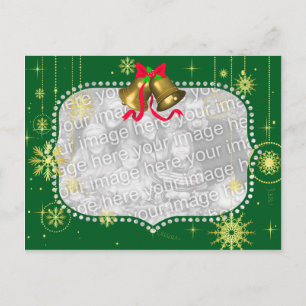 Weihnachtsrahmen für Fotos Feiertagspostkarte