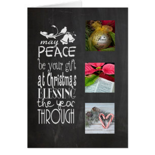 Weihnachtsrahmen mit Fotos