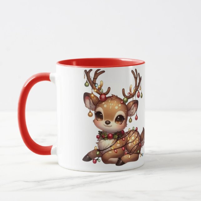 Weihnachtsraindei-Tasse Tasse (Links)