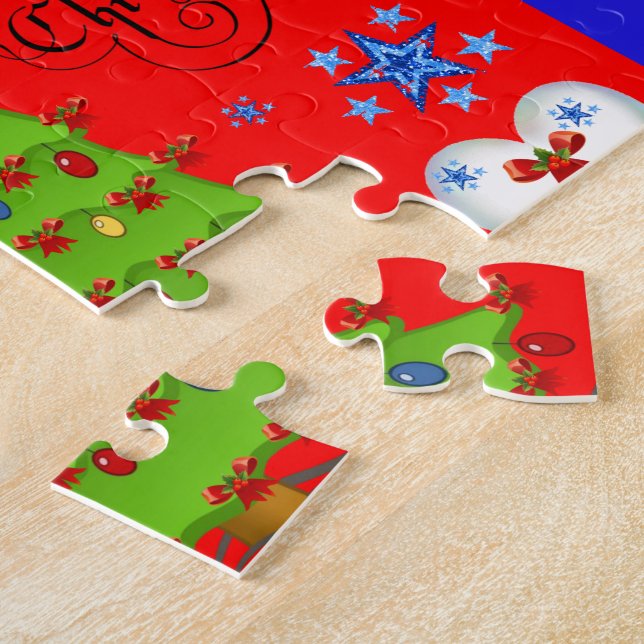 Weihnachtsrätsel-Geschenkboxen für Kinder Puzzle (Seite)
