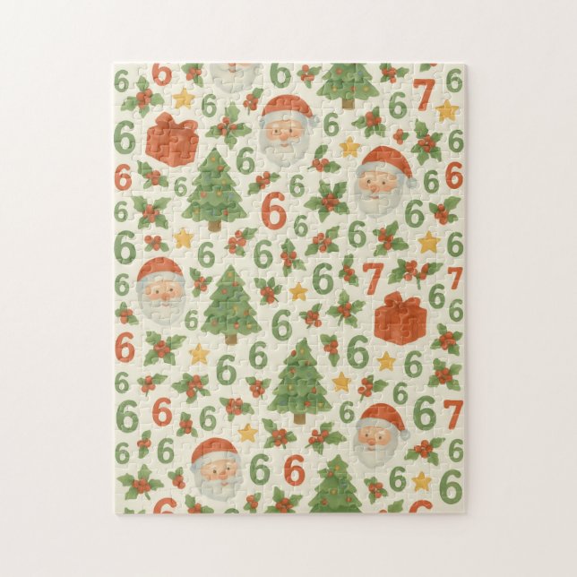 Weihnachtsrätsel Puzzle (Vertikal)