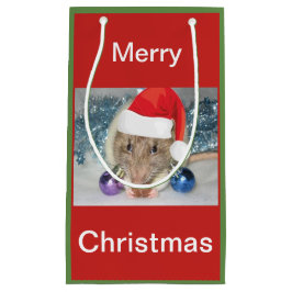 Weihnachtsratten-Geschenktasche Kleine Geschenktüte