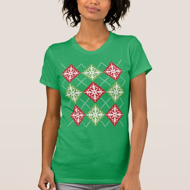 WeihnachtsRaute T-Shirt (Vorderseite)