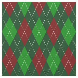 WeihnachtsRauten-Gewebe Stoff