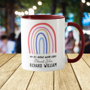 Weihnachtsregenbogen Wasserfarben Lehrer Danke Bur Tasse