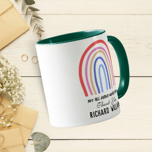 Weihnachtsregenbogen Wasserfarben Lehrer Danke Grü Tasse