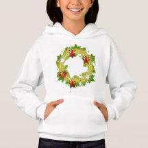 Weihnachtsreihe Mädchen Pullover Hoodie