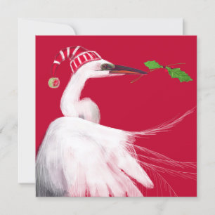 Weihnachtsreiher Karte