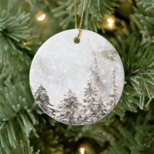 Weihnachtsreise Keramik Ornament