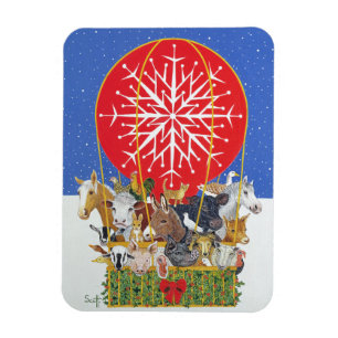 Weihnachtsreise Magnet