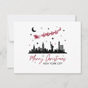 Weihnachtsreise nach New York City, Frohe Weihnach Dankeskarte