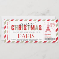 Weihnachtsreise nach Paris Geschenkgutschein