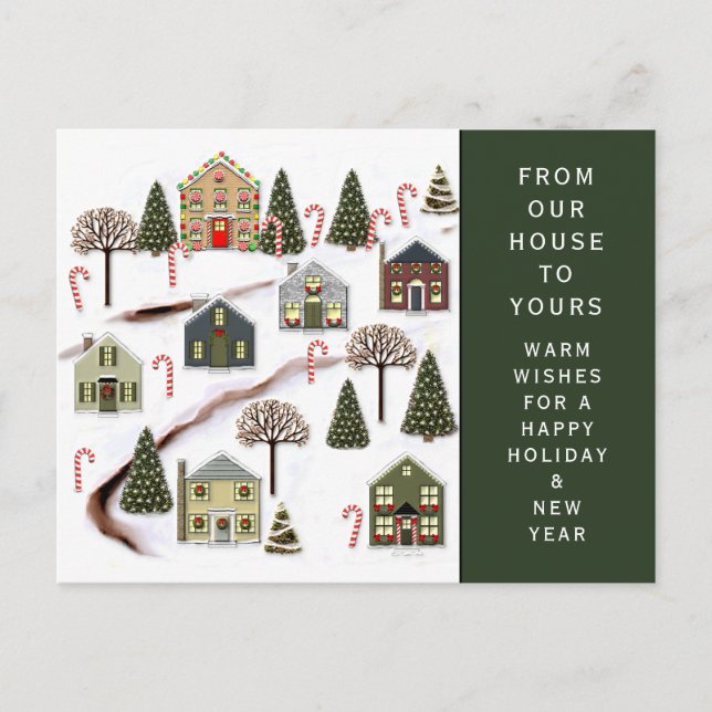 Weihnachtsreise Postkarte (Vorderseite)