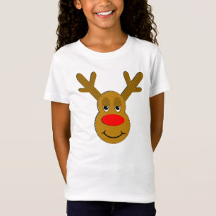 Weihnachtsren-Gesicht T-Shirt