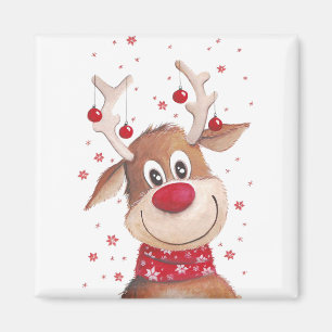Weihnachtsren Magnet