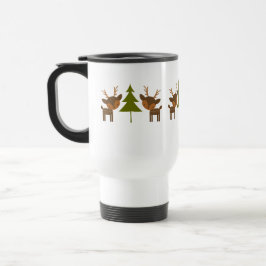 Weihnachtsren-Tasse Reisebecher