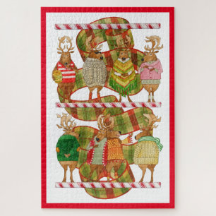 WEIHNACHTSRENTIERE 20x30 Puzzle
