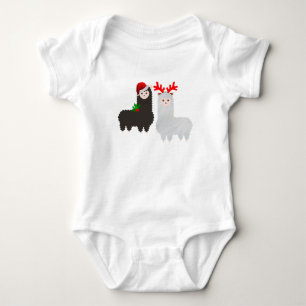 Weihnachtsrentiere Baby Strampler
