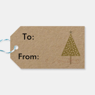 Weihnachtsretro Geschenkanhänger