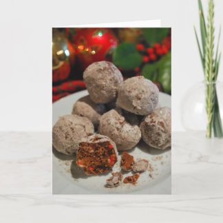 Weihnachtsrezept-Gruß-Karte Feiertagskarte