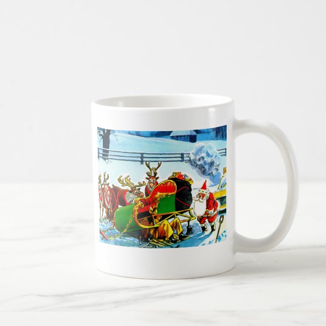 Weihnachtsrinder Kaffeetasse (Rechts)
