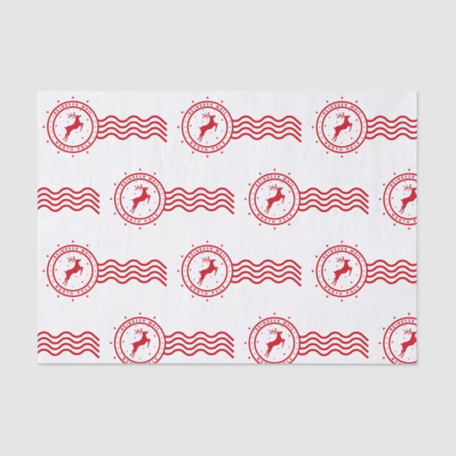 Weihnachtsrinder Seidenpapier (Vorderseite)