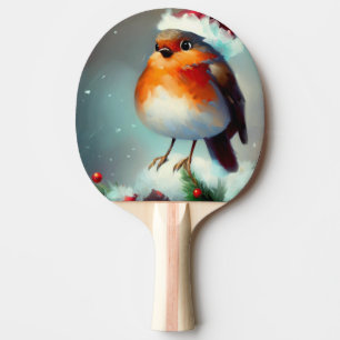 Weihnachtsrobin (1) tischtennis schläger