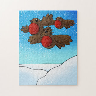 WeihnachtsRobin Birds Puzzle